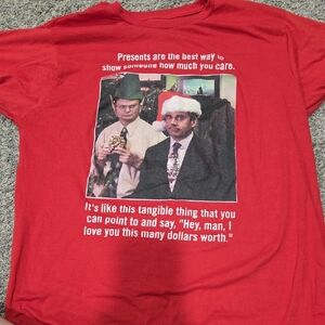 Ripple Junction The Office Dwight Schrute And Michael Scott Christmas Tee
